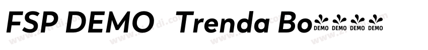 FSP DEMO   Trenda Bo字体转换